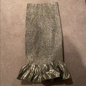 Stockholm atelier gold skirt